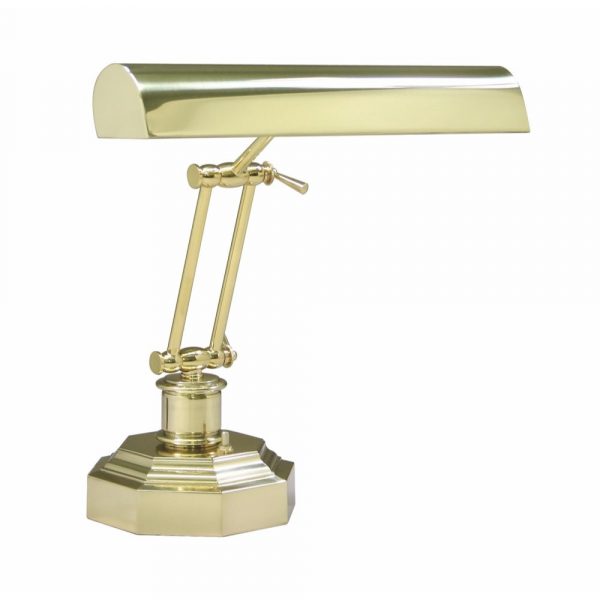 10" Grand Piano Lamp - Polished Brass