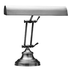 ANTIQUE BRASS PIANO/DESK LAMP